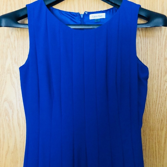 Calvin Klein Fit-And-Flare Sleeveless Dress - Picture 7 of 8